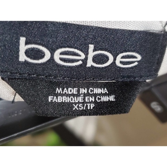 Bebe Women's Multicolor 100% Polyester Back Zip Sequin Tulip Mini Skirt X-Small - Picture 6 of 12